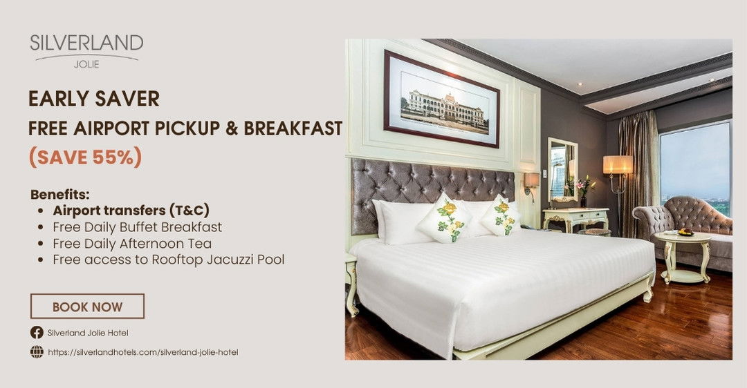 SILVERLAND JOLIE – Early Saver – Free Airport pickup & Breakfast