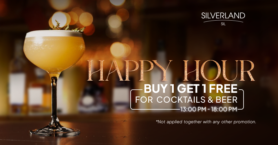 Silverland Sil – Happy Hour <br>Rooftop Bar | 01.03 – 29.04.2024