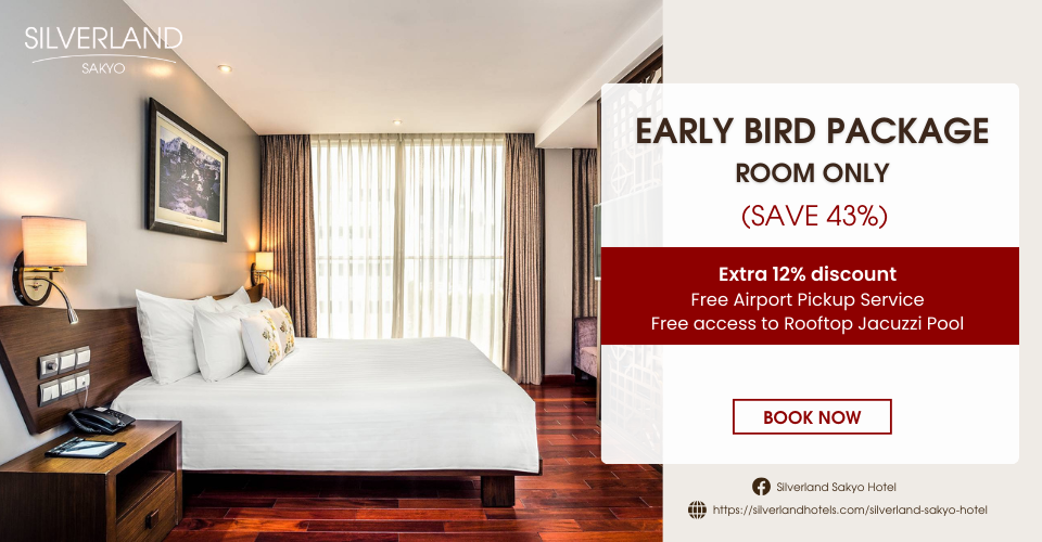 SILVERLAND SAKYO – EARLY BIRD – ROOM ONLY (SAVE 43%)