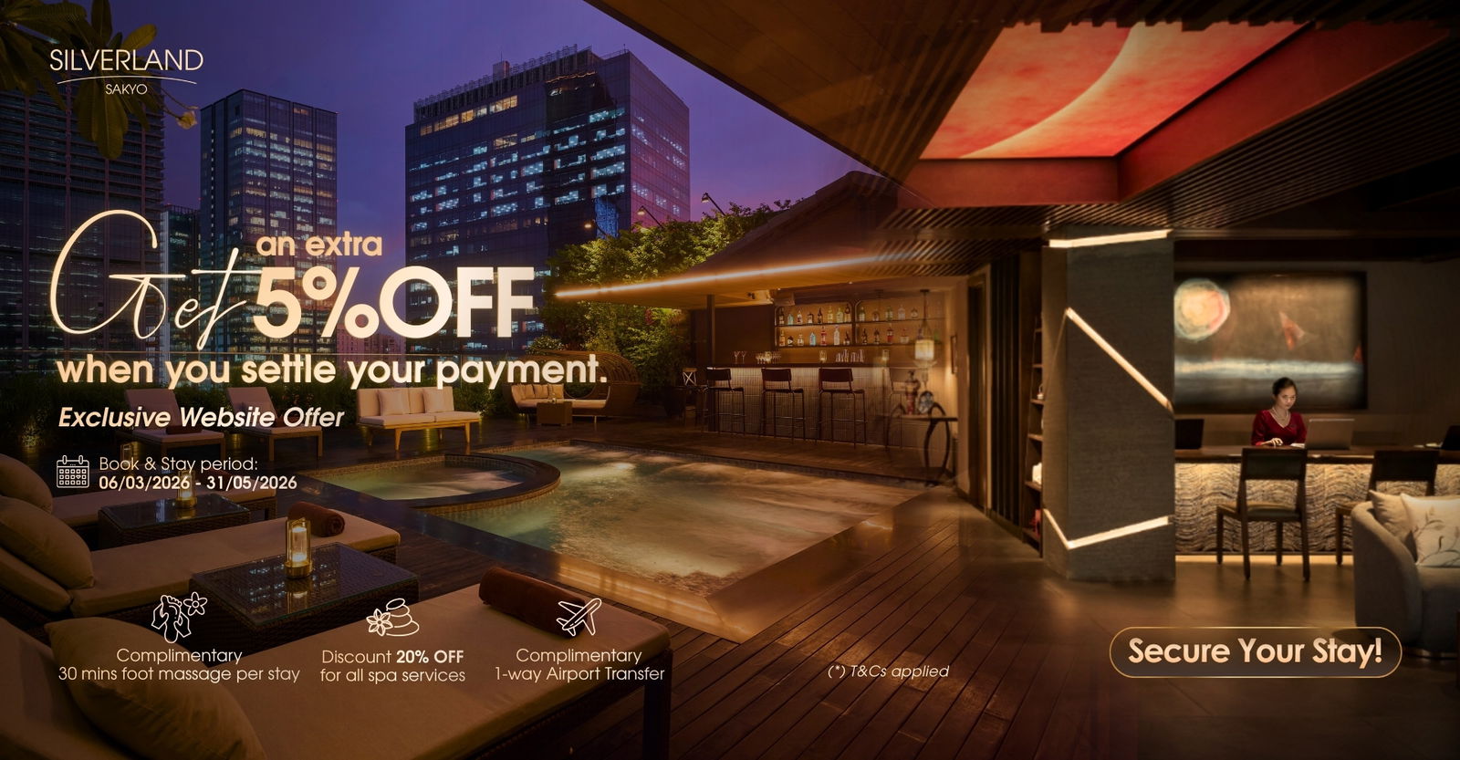 Khách sạn Silverland Sakyo