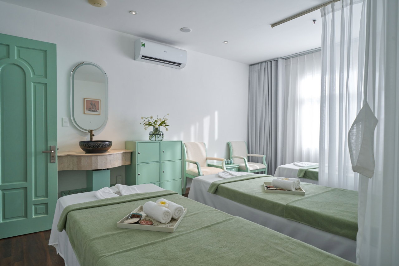 From Meetings to Wellness: A Business Traveller's Stay at Silverland Sil 5 KL Spa treatment room at Silverland Sil, a business hotel with spa in HCMC