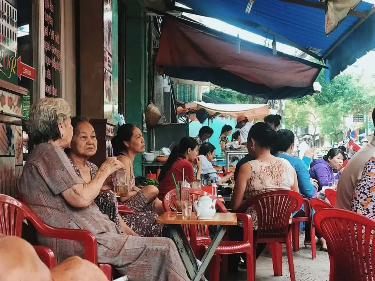 morning coffee in saigon