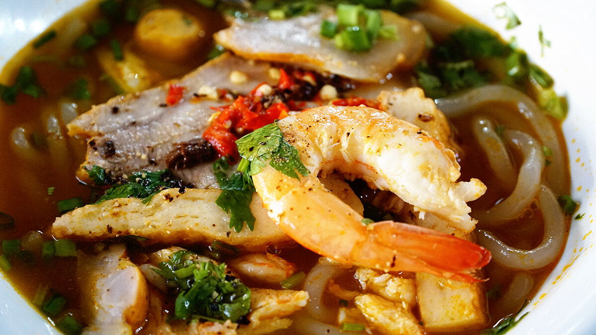 bún riêu gánh chợ Bến Thành