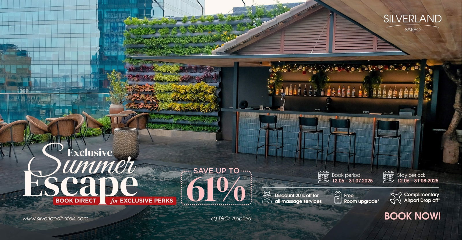 Exclusive Summer Escape – Silverland Sakyo Hotel