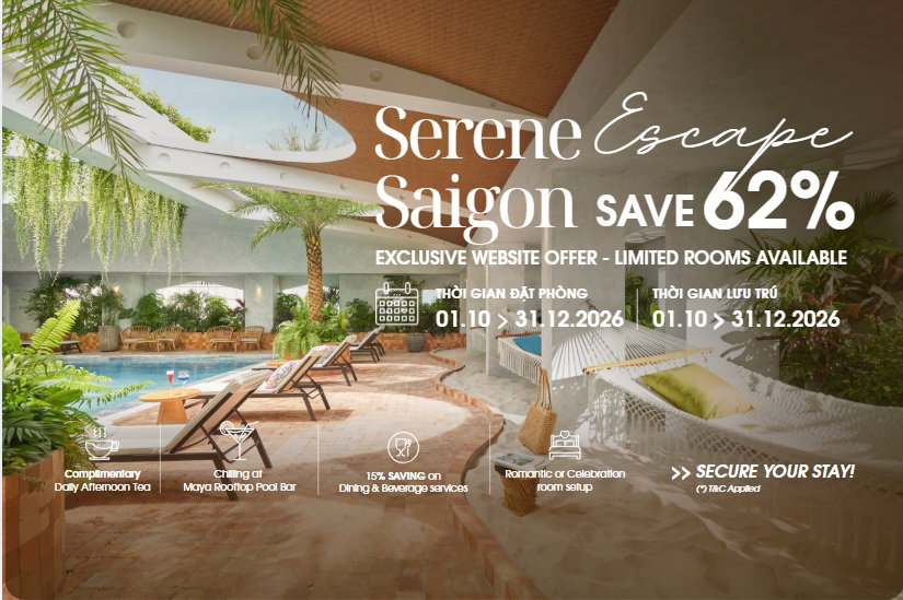 Serene Saigon Escape Save 62% – Silverland Mây Hotel