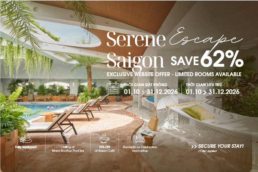Serene Saigon Escape Save 62% – Silverland Mây Hotel