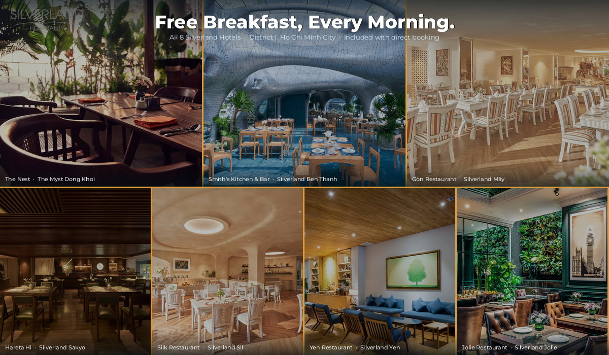 hotel free breakfast district1 hcmc 1