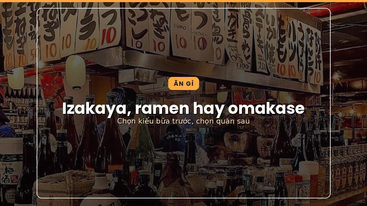 Phố Nhật Sài Gòn: ở đâu, ăn gì, đi giờ nào 2 Quầy izakaya ở Phố Nhật Sài Gòn, một trong ba kiểu bữa ăn trong khu